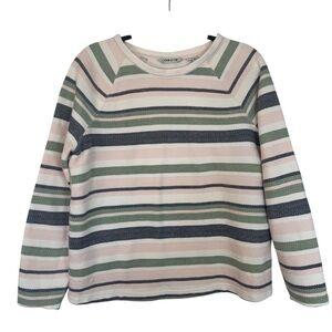 Orvis Multicolor Striped Medium Sweatshirt